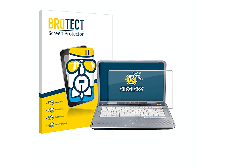 BROTECT Airglass klare Schutzfolie(für Vtech Power XL Laptop E/R)