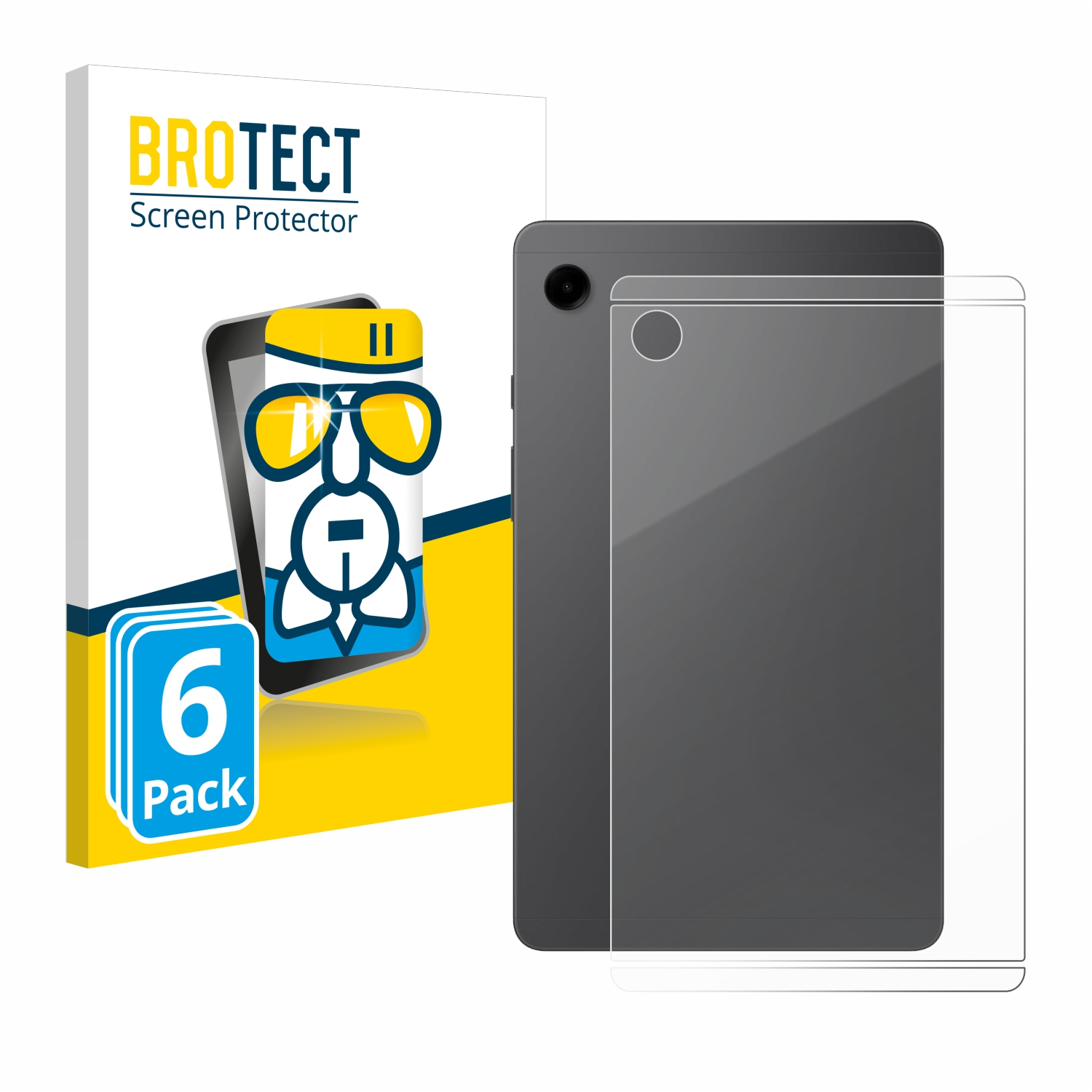 BROTECT 6x Airglass klare Schutzfolie(für Samsung Tab Galaxy A9 WiFi)