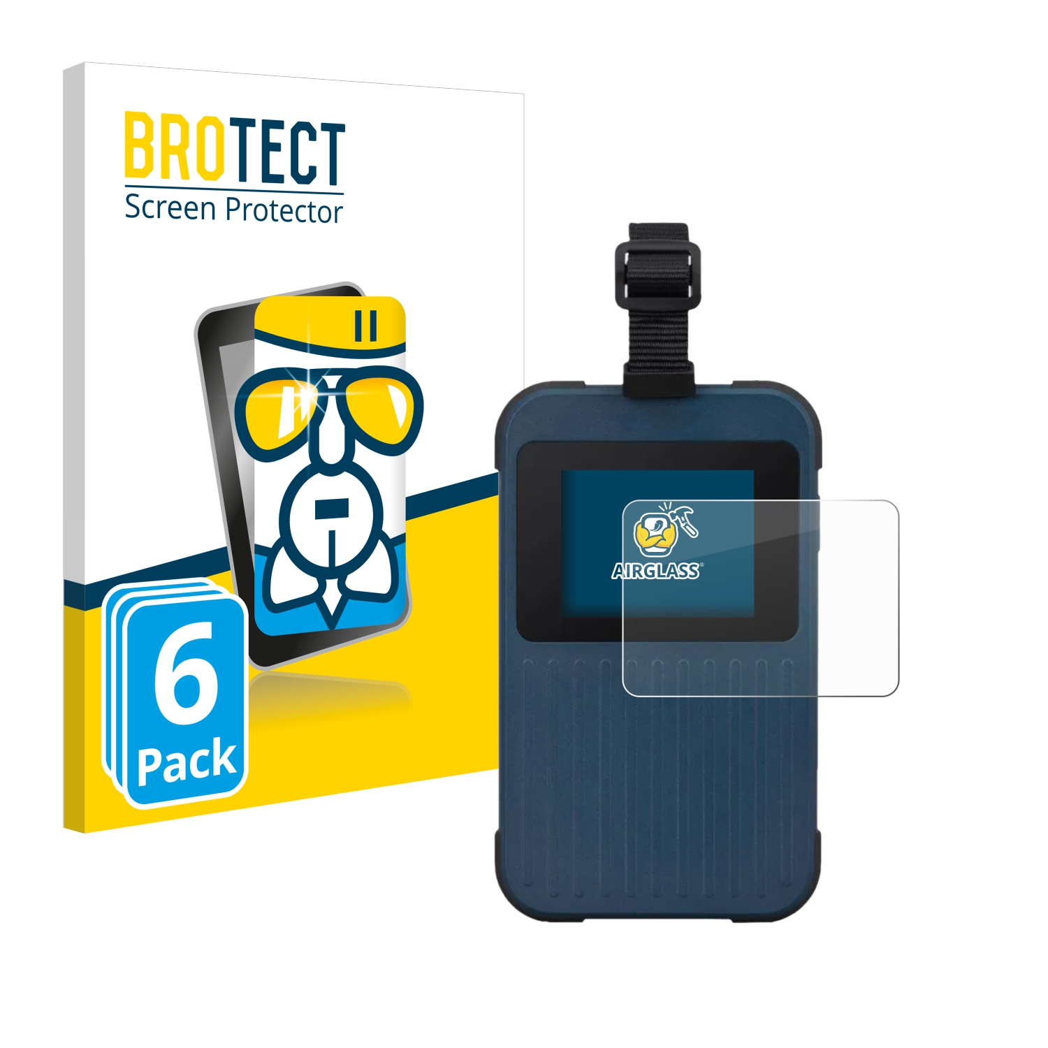 6x M3) BROTECT Connect Airglass Enduro klare Schutzfolie(für Acer