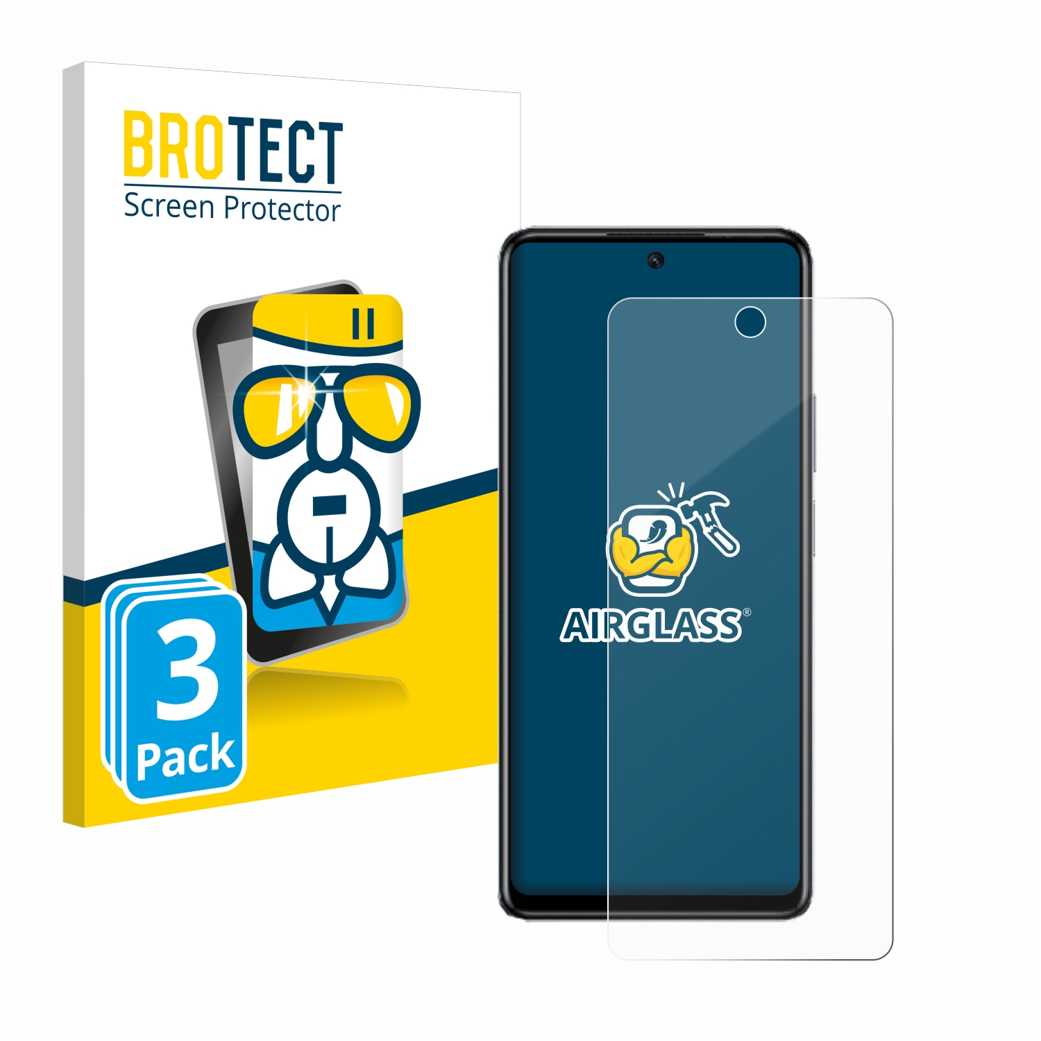 Pro) Schutzfolie(für BROTECT Airglass Hot 3x Infinix 40 klare