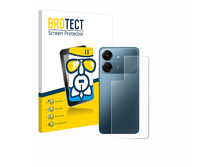 BROTECT Airglass C65) Poco Schutzfolie(für klare Xiaomi