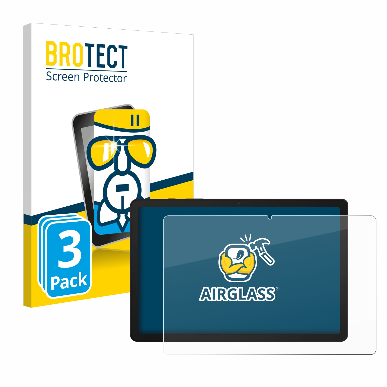 Plus A9 Airglass Tab klare 5G) 3x Schutzfolie(für BROTECT Samsung Galaxy