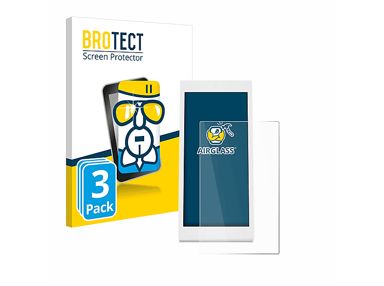 BROTECT 3x Airglass klare Schutzfolie(für WetterOnline Home)