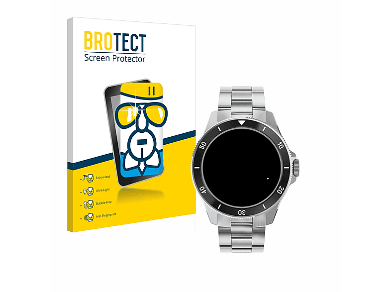 BROTECT (42 Schutzfolie(für Nova klare Airglass ScanWatch mm)) Withings