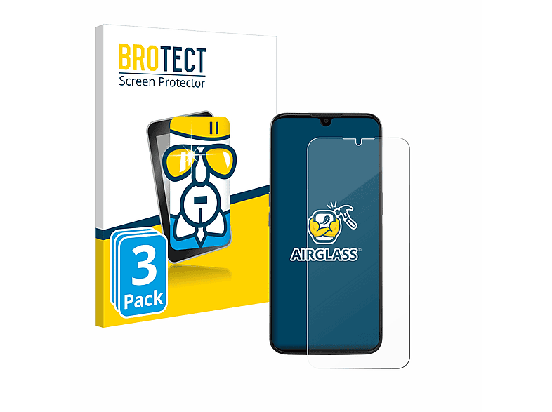 BROTECT 3x Airglass klare Schutzfolie(für Doro 8210)