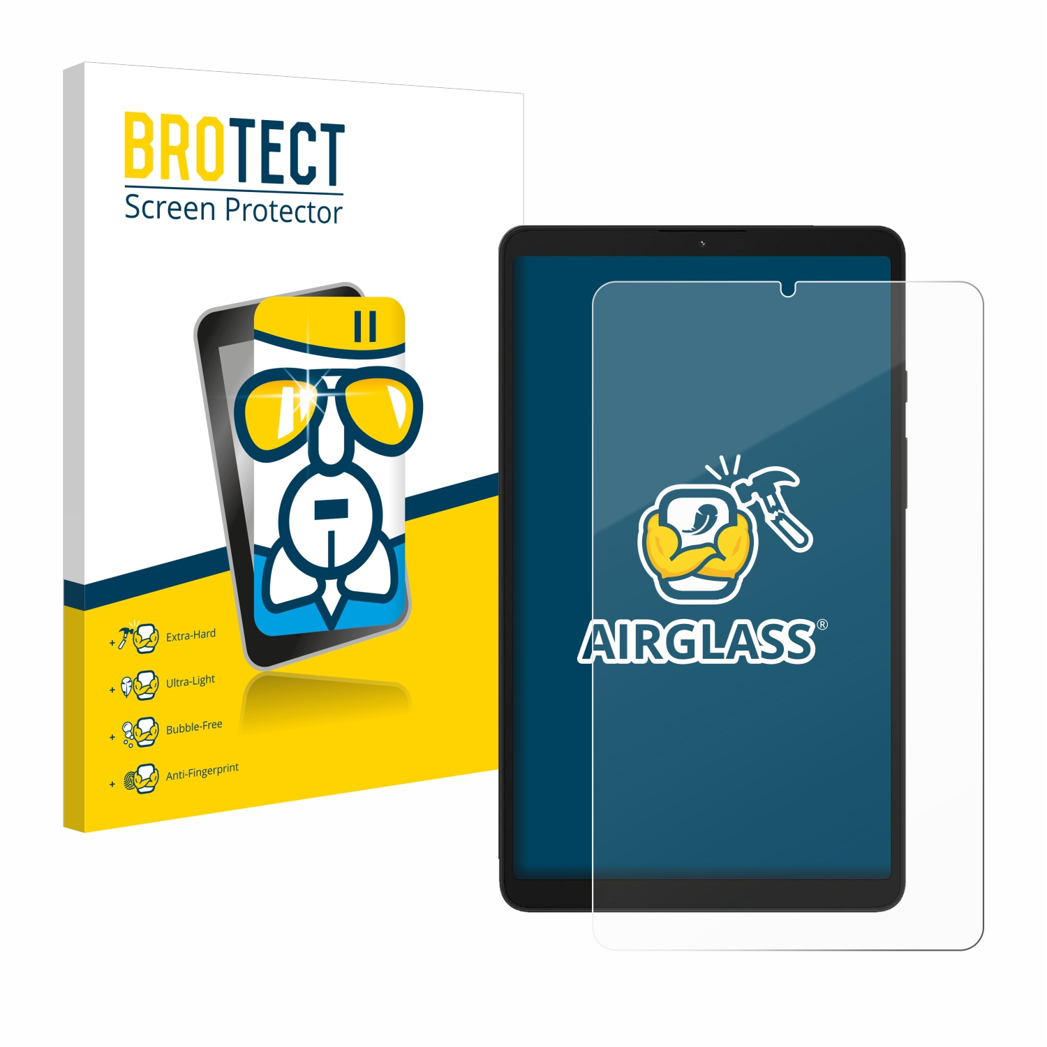 Schutzfolie(für Airglass A9 klare BROTECT LTE) Samsung Galaxy Tab
