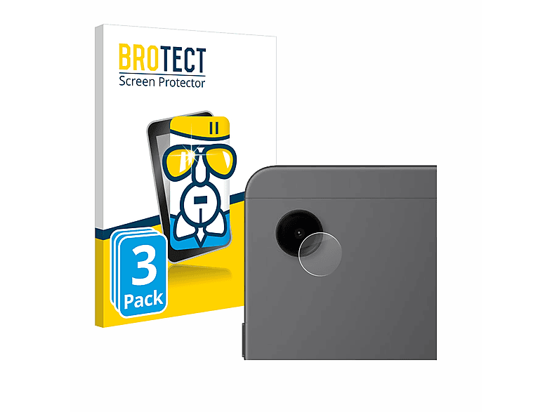 3x Airglass Schutzfolie(für klare Samsung Tab A9 Galaxy LTE) BROTECT