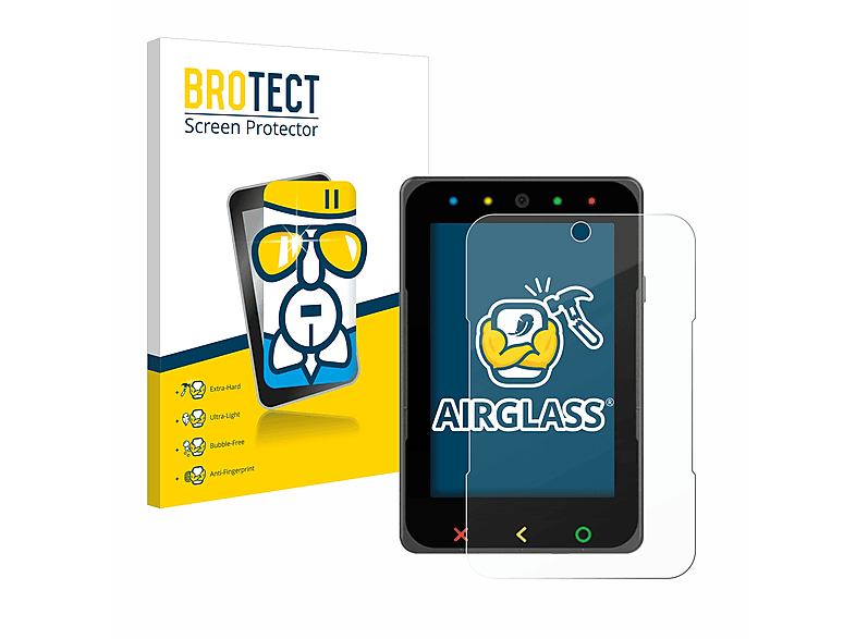BROTECT Airglass klare Schutzfolie(für ingenico Moby/9500)