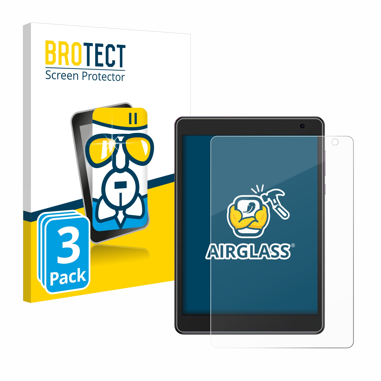 BROTECT 3x Airglass klare Schutzfolie(für M750QU) TJD