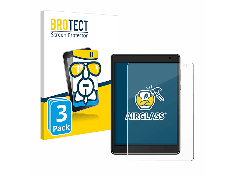 BROTECT 3x Airglass klare Schutzfolie(für TJD M750QU)