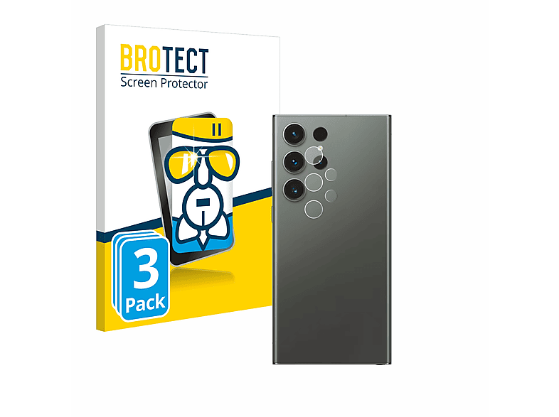 klare 3x Enterprise Schutzfolie(für BROTECT Samsung Galaxy Ultra Edition) S23 Airglass