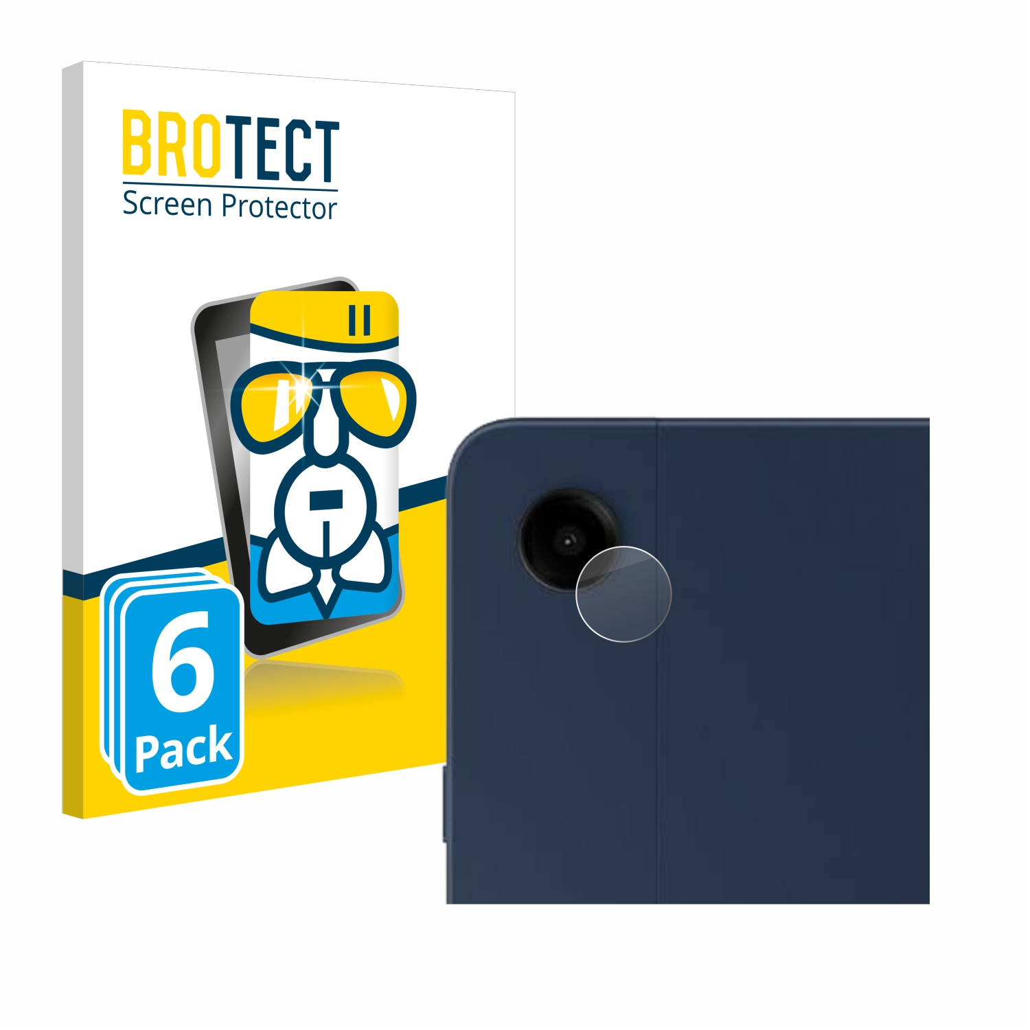 BROTECT 6x Airglass klare Schutzfolie(für Samsung A9 5G) Galaxy Plus Tab