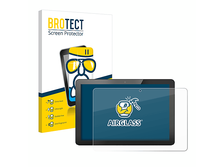 BROTECT Airglass klare Schutzfolie(für Elo TouchSystems I-Series 4.0 Value 10.1\
