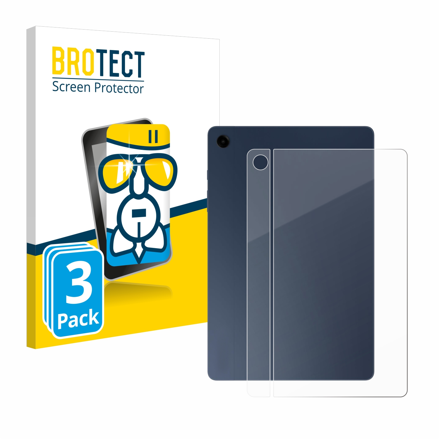 BROTECT 3x A9 klare Galaxy WiFi) Schutzfolie(für Samsung Tab Airglass Plus