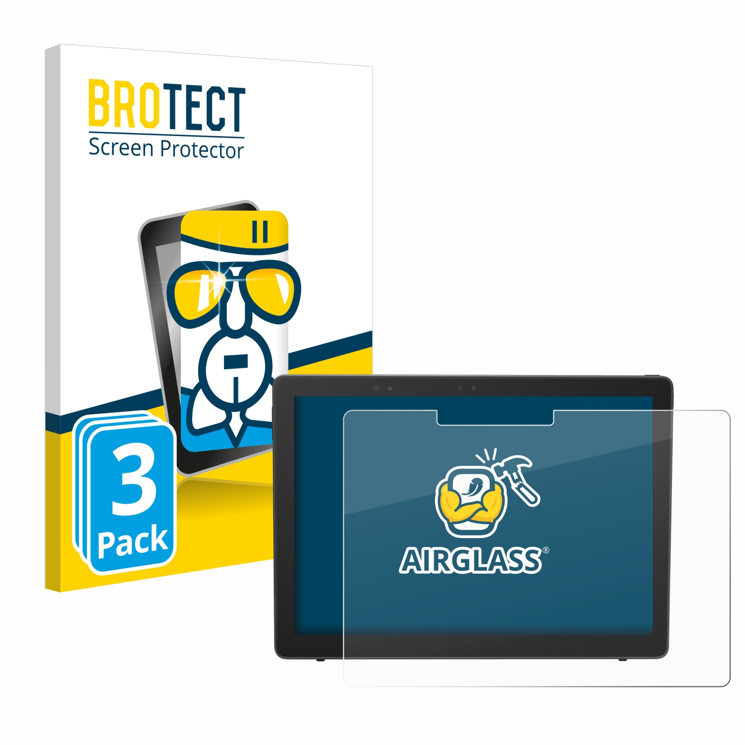 Latitude Schutzfolie(für Airglass 3x Dell BROTECT 5290 2-in-1) klare