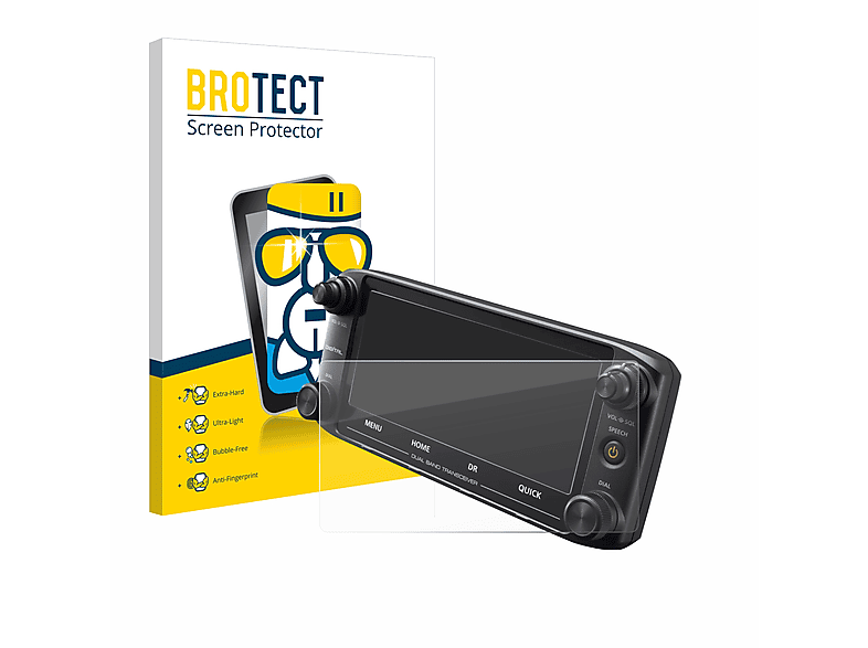 klare Airglass Schutzfolie(für ID-5100E) BROTECT Icom
