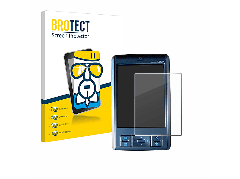 BROTECT Airglass klare Schutzfolie(für Fujitsu Siemens Pocket Loox N560)