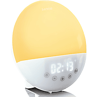 MediaMarkt LENCO CRW-110WH Smart wekkerradio met wake up light aanbieding
