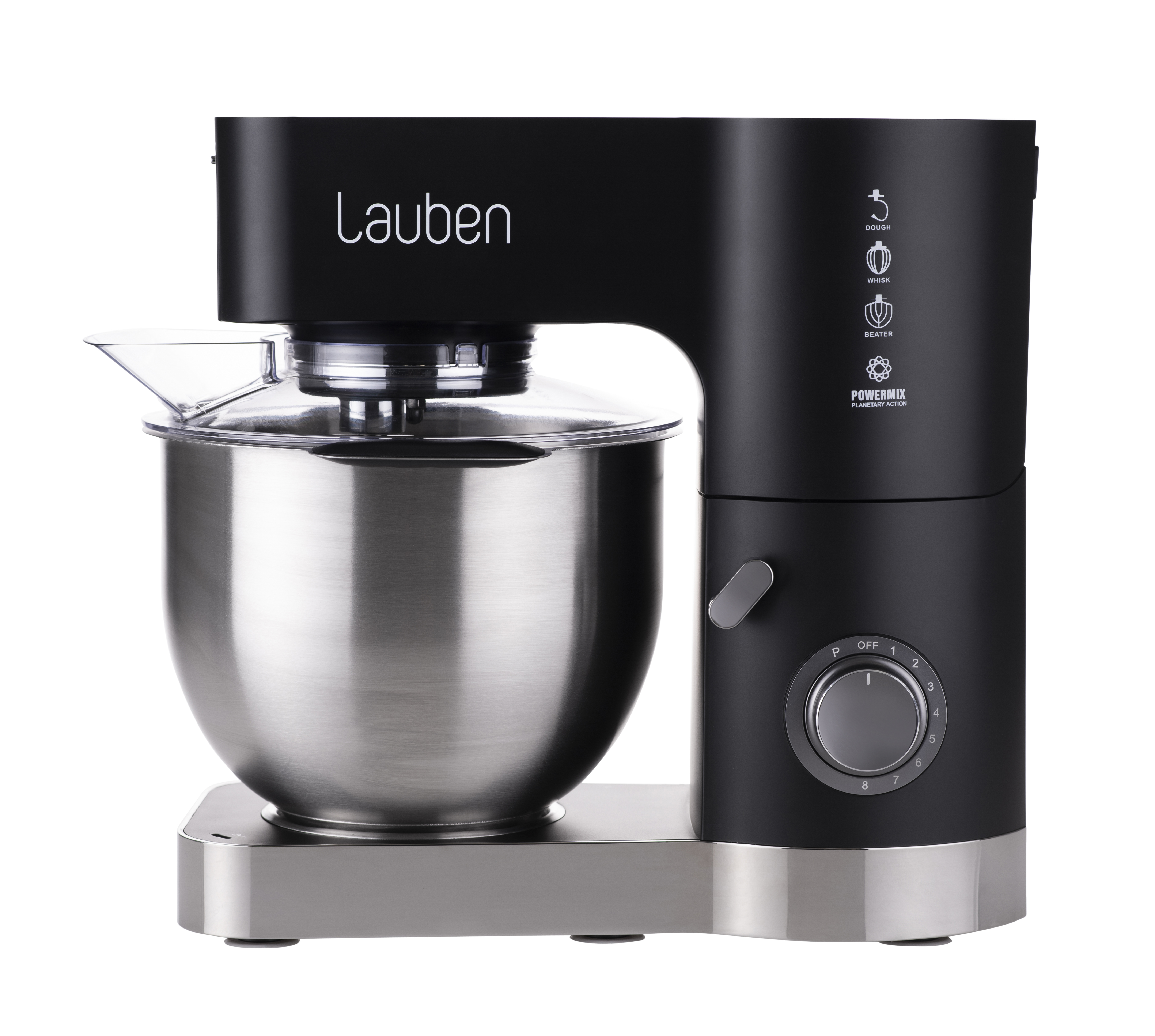 LAUBEN Kitchen Machine 1200BC Küchenmaschine Edelstahl (1200 Watt)