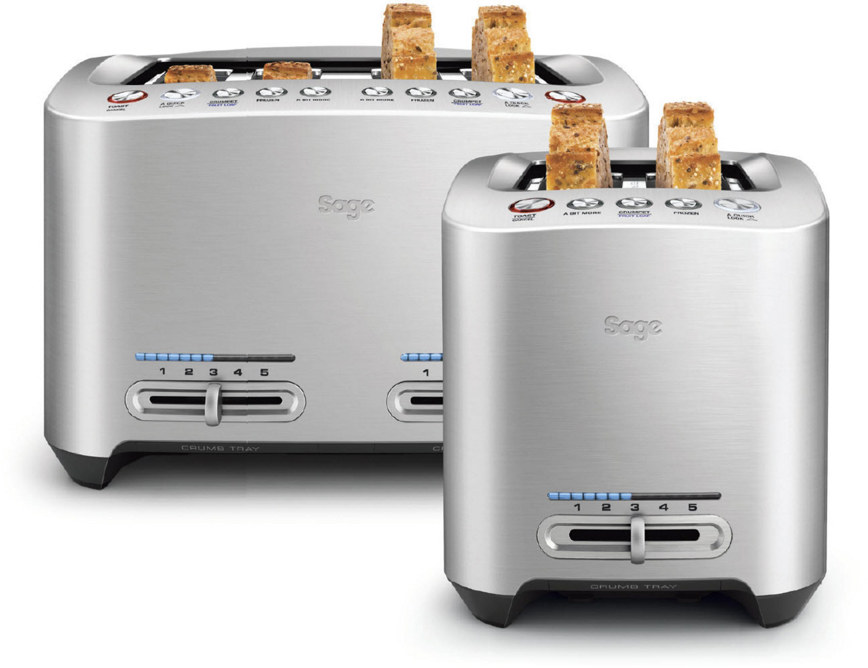 SAGE STA825BAL2EEU1 SMART TOAST SLICE Toaster Silber (1000 Watt