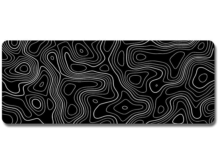 ELKUAIE Linienmuster Mauspad (30 cm) 80 x cm