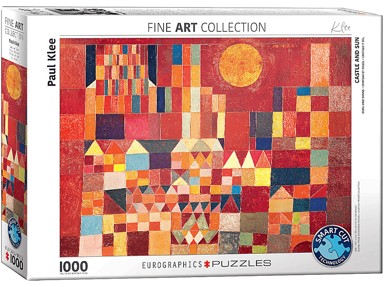 EUROGRAPHICS Burg und Sonne von Paul Klee Puzzle