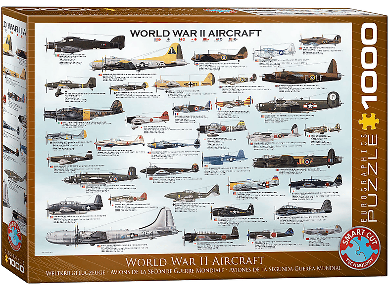 EUROGRAPHICS Kriegsflugzeuge des 2. Weltkrieges Puzzle