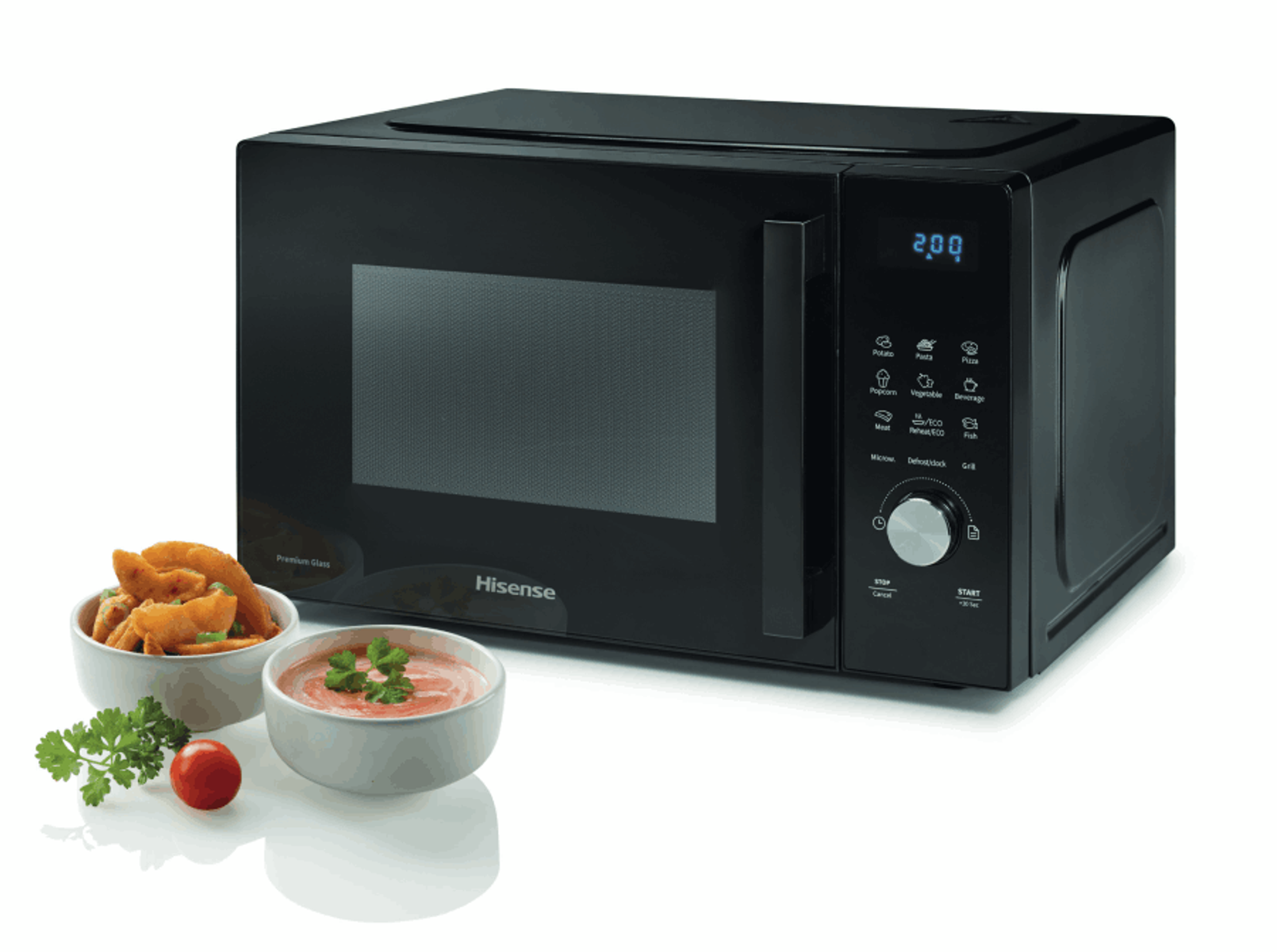 HISENSE H23MOBSD1HG  Microwave  - freestanding  - 800 W  - 23 l 