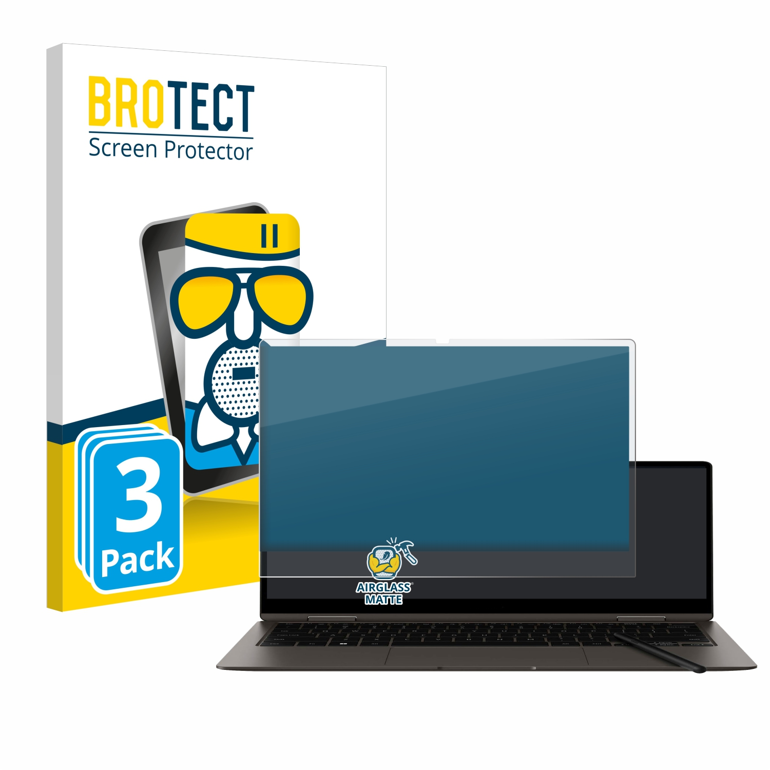 BROTECT 3x Airglass Samsung Book3 Schutzfolie(für 360 matte 13\