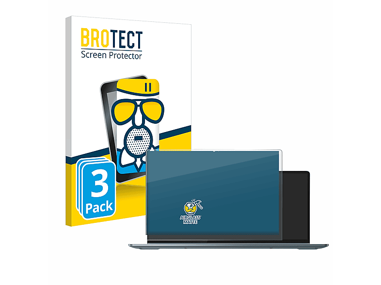 BROTECT 3x Airglass matte Schutzfolie(für Lenovo IdeaPad Flex 5 14\