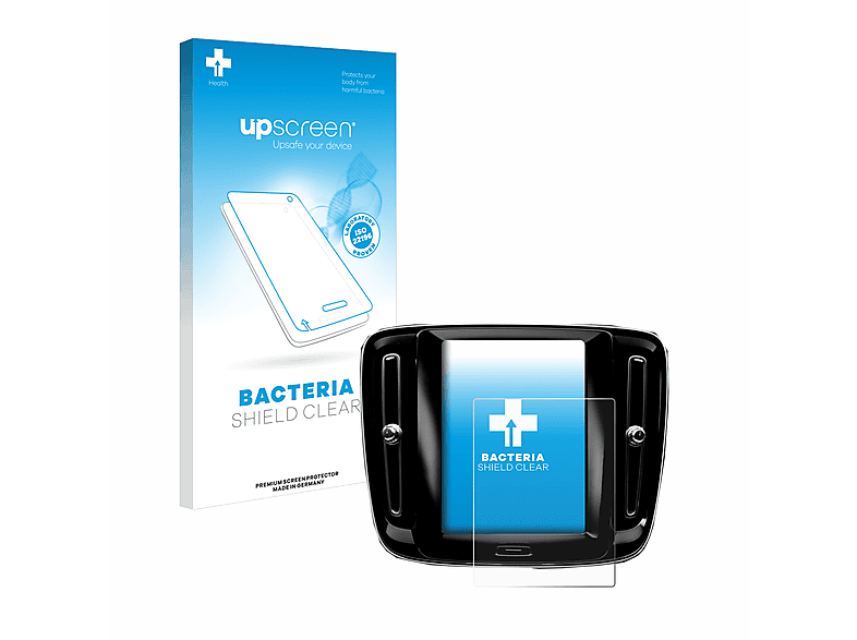 UPSCREEN antibakteriell klare Schutzfolie(für Volvo XC40 Sensus Connect 8.7\