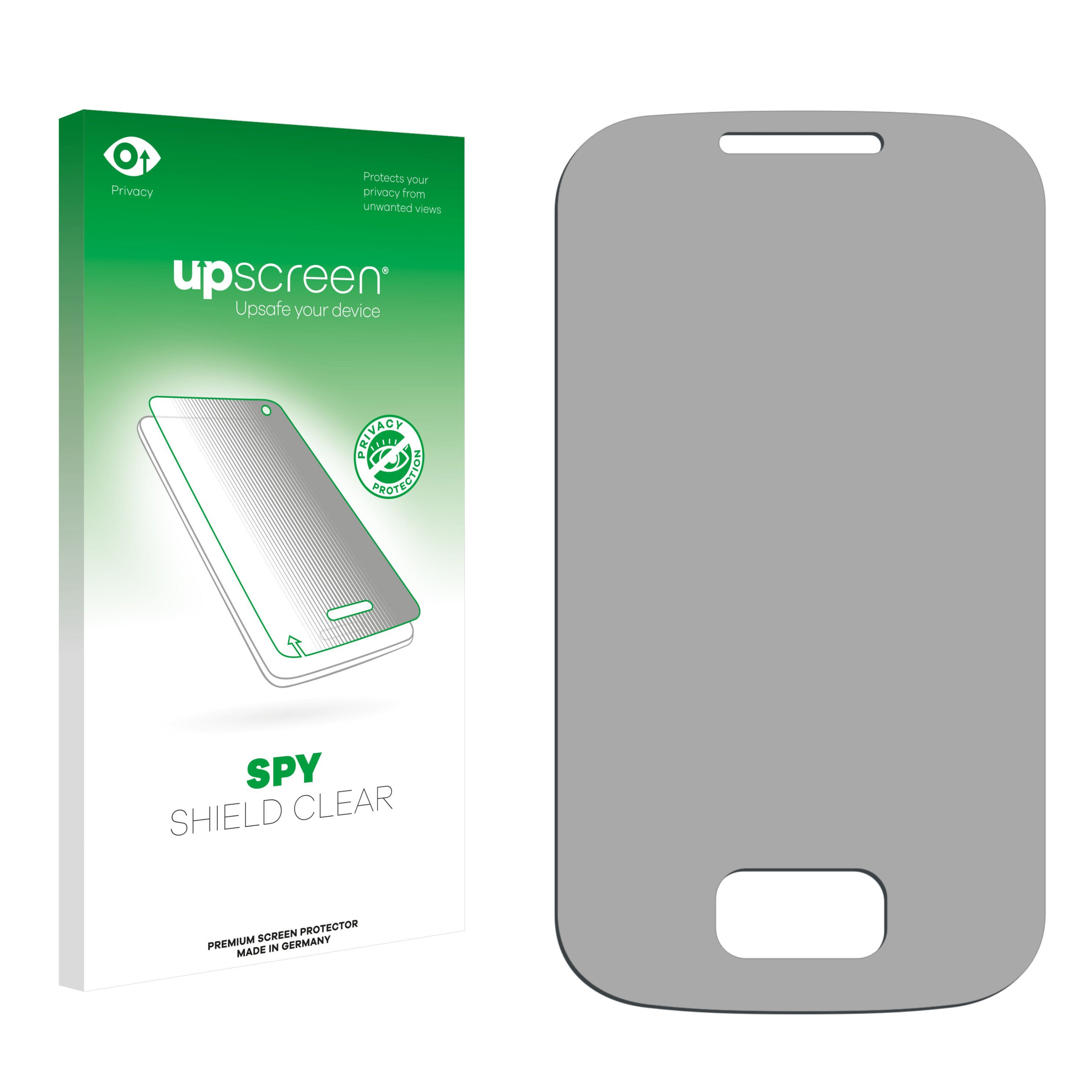 UPSCREEN Anti-Spy Schutzfolie(für S5301) Pocket Samsung Galaxy Plus