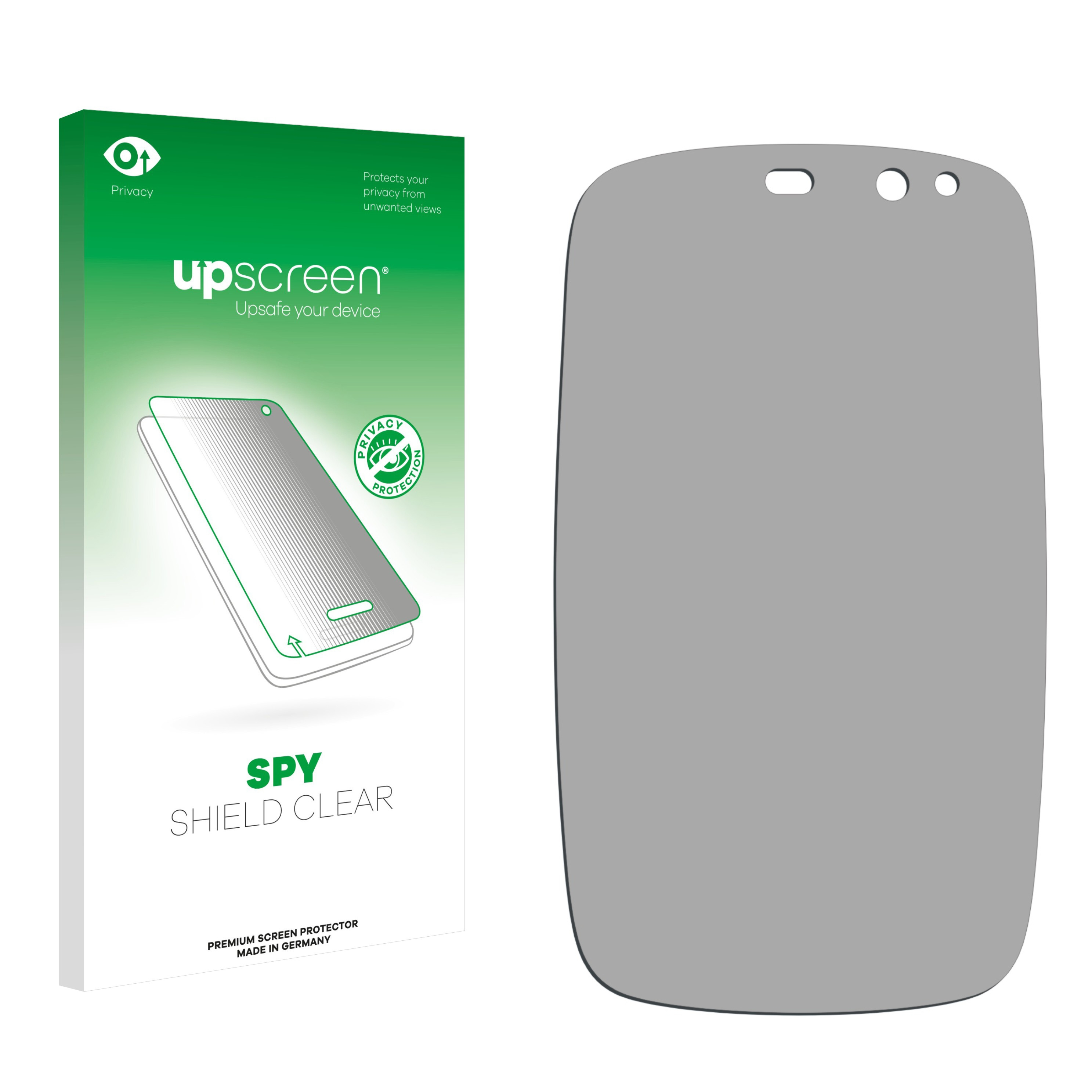 UPSCREEN Anti-Spy Toughshield R500+) Schutzfolie(für