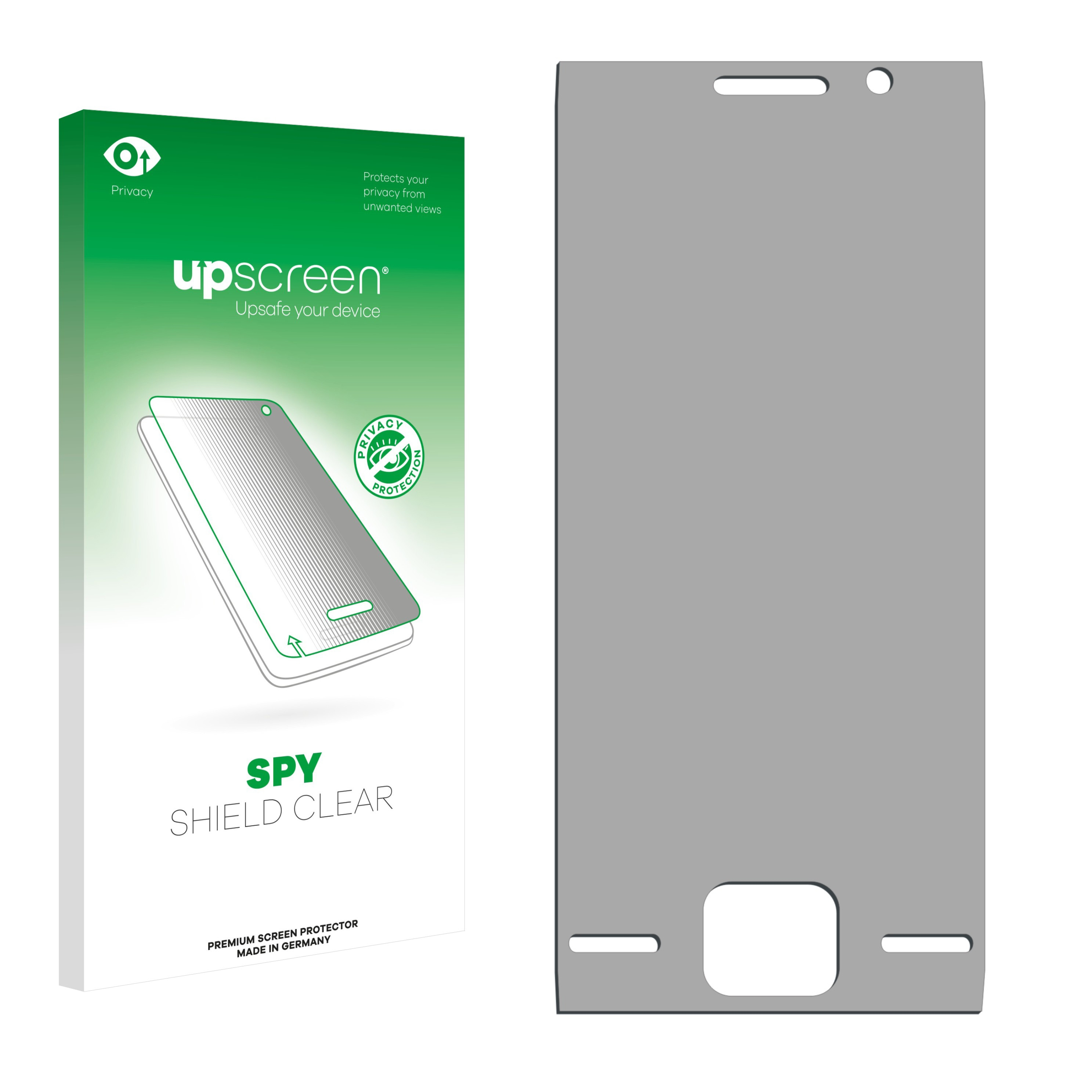 Anti-Spy Ericsson X2) Schutzfolie(für Xperia UPSCREEN Sony