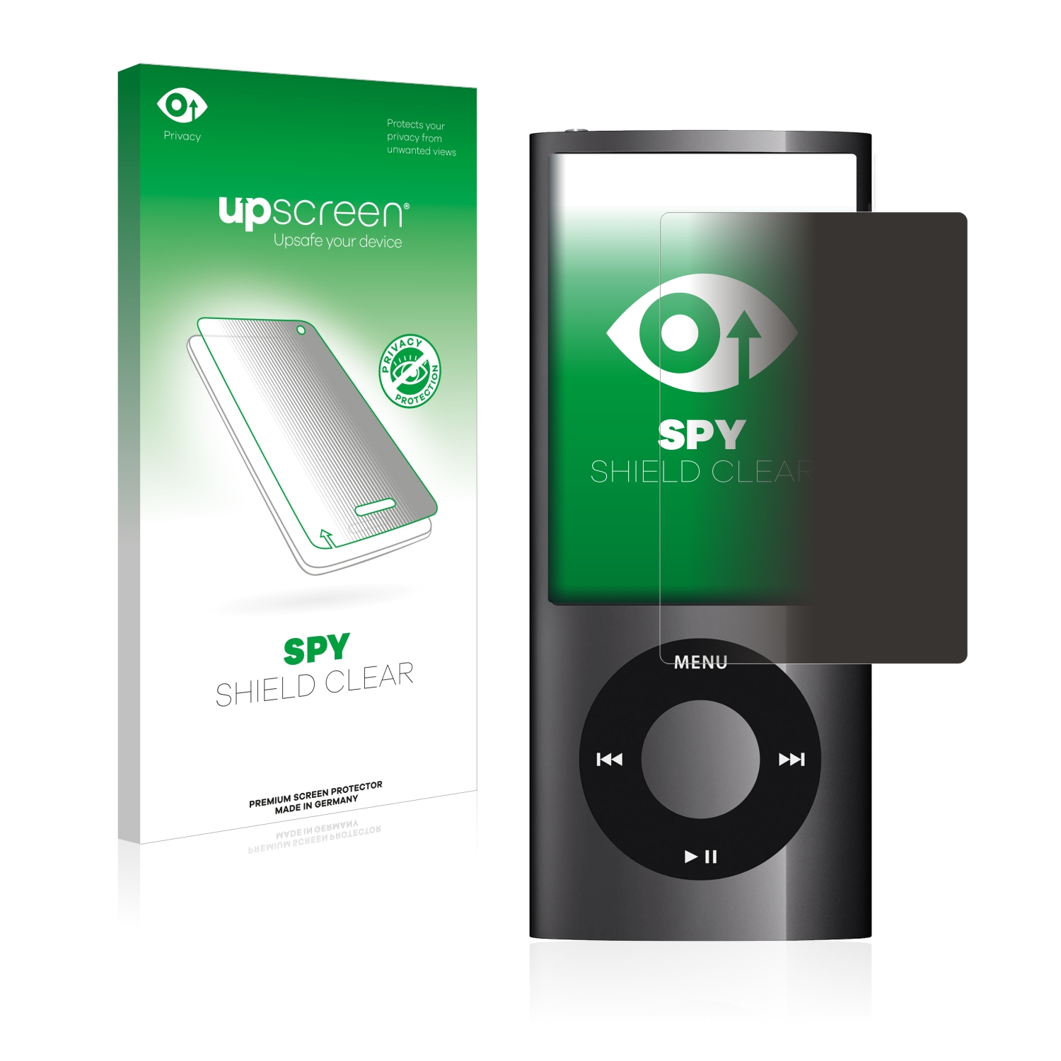 iPod Apple 2009 nano Gen.)) UPSCREEN (5. Schutzfolie(für Anti-Spy