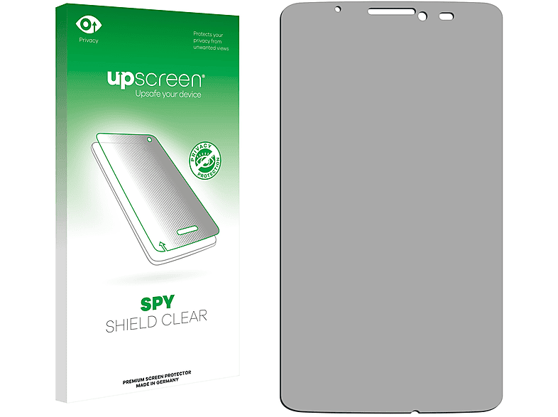UPSCREEN Touch OT-8000D) Anti-Spy Scribe Easy One Alcatel Schutzfolie(für