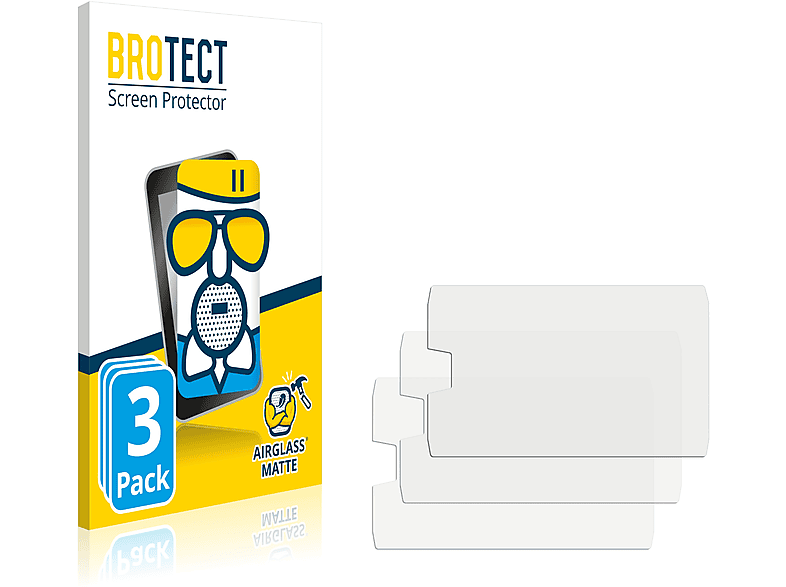 BROTECT 3x Schutzfolie(für TD520) Trimble matte Airglass