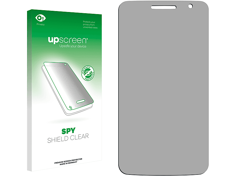 UPSCREEN Anti-Spy HD) One Touch OT-8008X Scribe Alcatel Schutzfolie(für