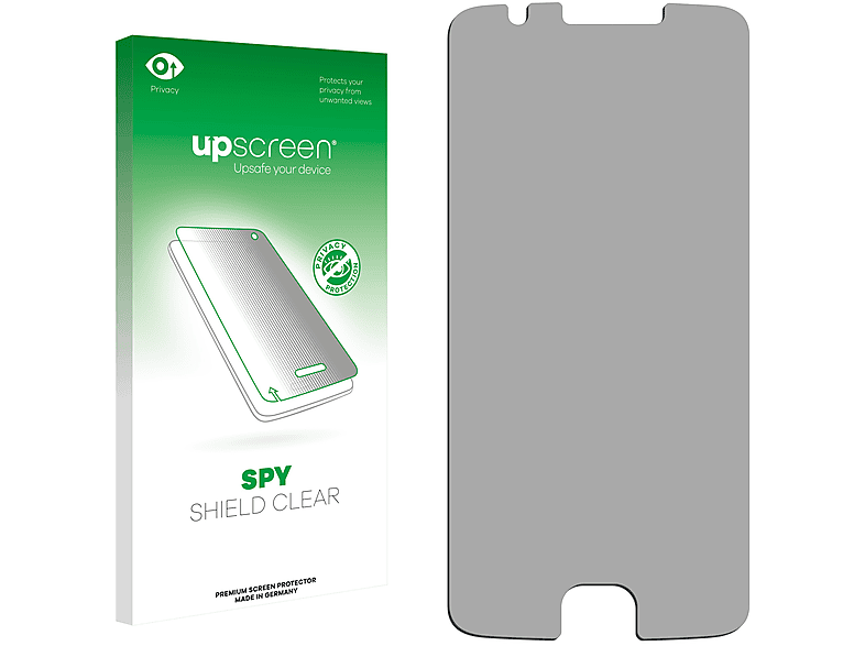 Anti-Spy Schutzfolie(für Motorola UPSCREEN E4) Moto