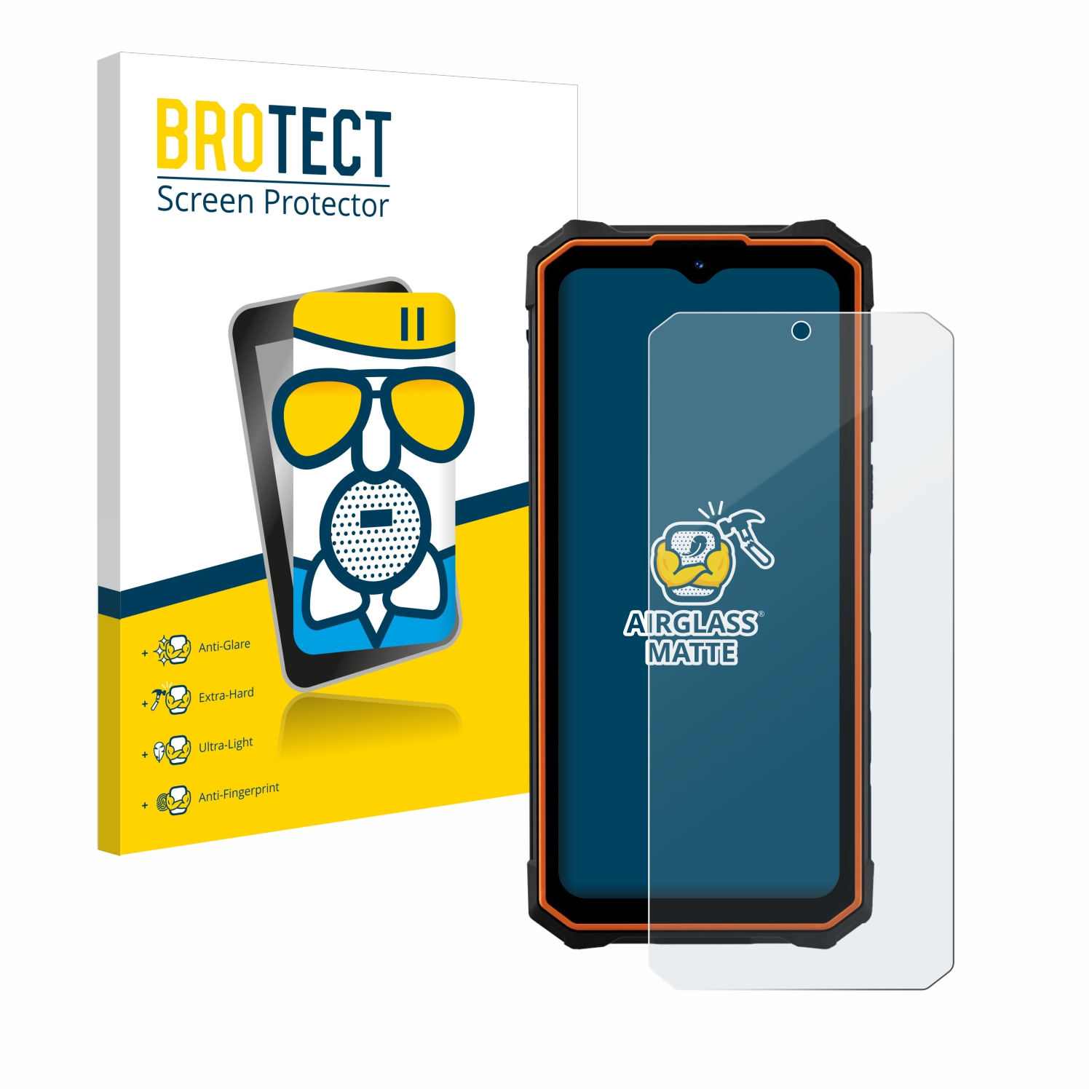 13 Airglass Pro) Hotwav Schutzfolie(für BROTECT matte Cyber
