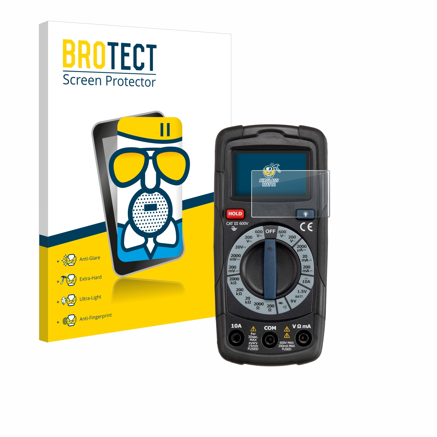 BROTECT Airglass matte Schutzfolie(für AmazonCommercial ‎DT-912)