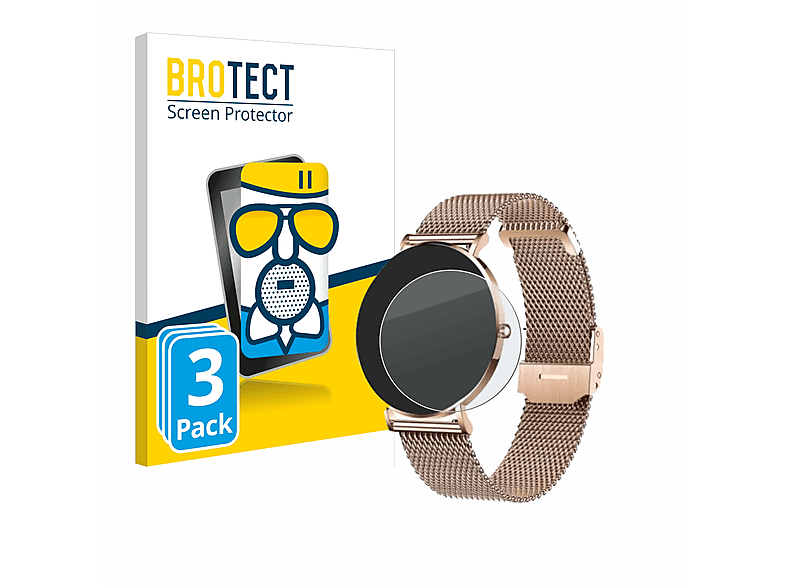 BROTECT Schutzfolie(für Siona matte Airglass 2) 3x X-Watch Xcoast