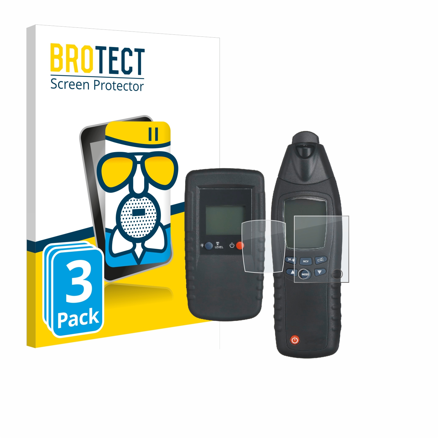 BROTECT Airglass (Kabelsuchgerät)) matte Schutzfolie(für AmazonCommercial 3x 70TR120