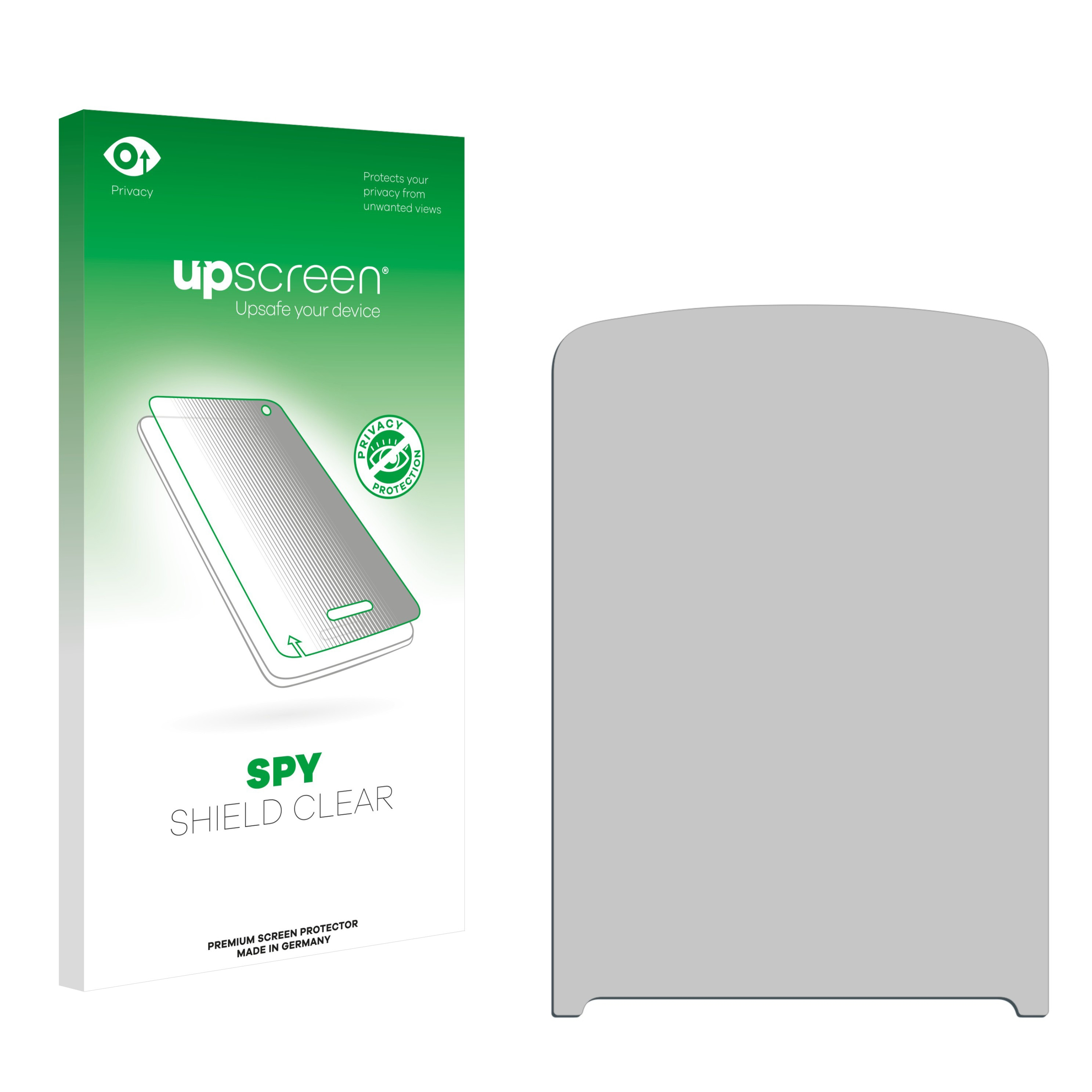 UPSCREEN GoGear Schutzfolie(für 2012) Anti-Spy Azure Philips SA5AZU08