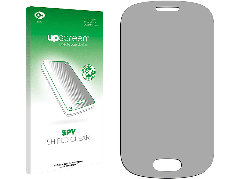 UPSCREEN Anti-Spy Galaxy Fame Lite S6790N) Schutzfolie(für Samsung