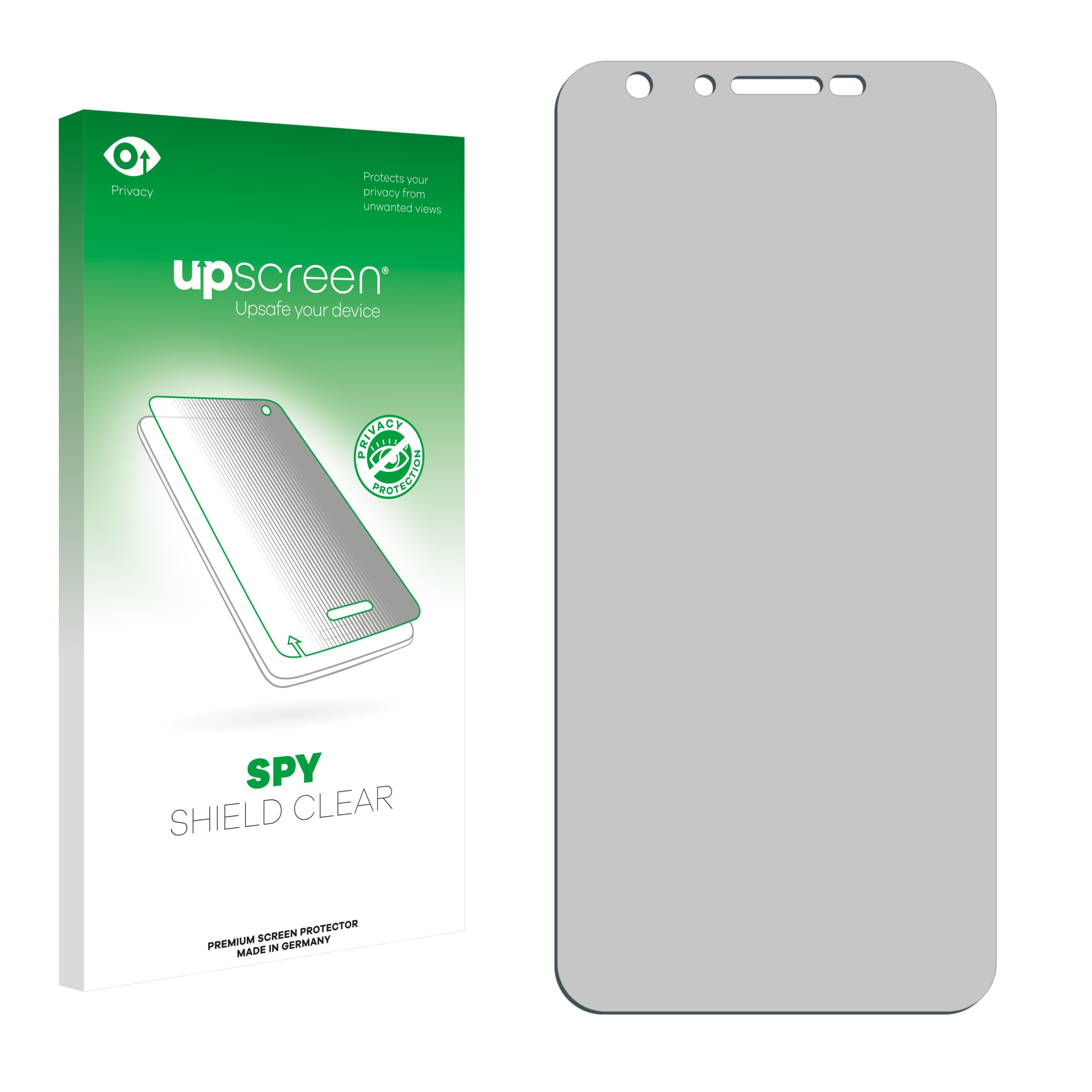 UPSCREEN Anti-Spy Doogee Schutzfolie(für Y6C)