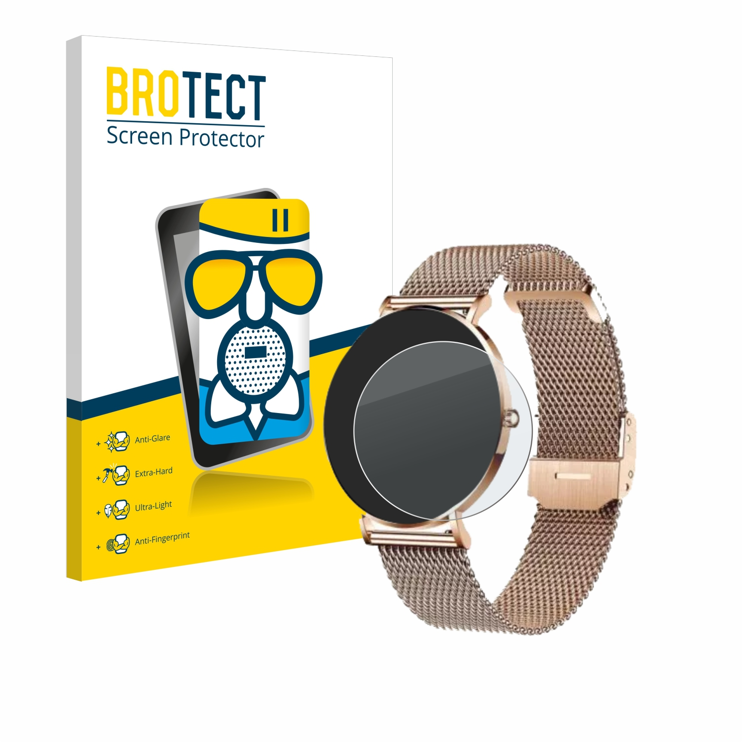Airglass X-Watch Siona Xcoast Schutzfolie(für 2) matte BROTECT