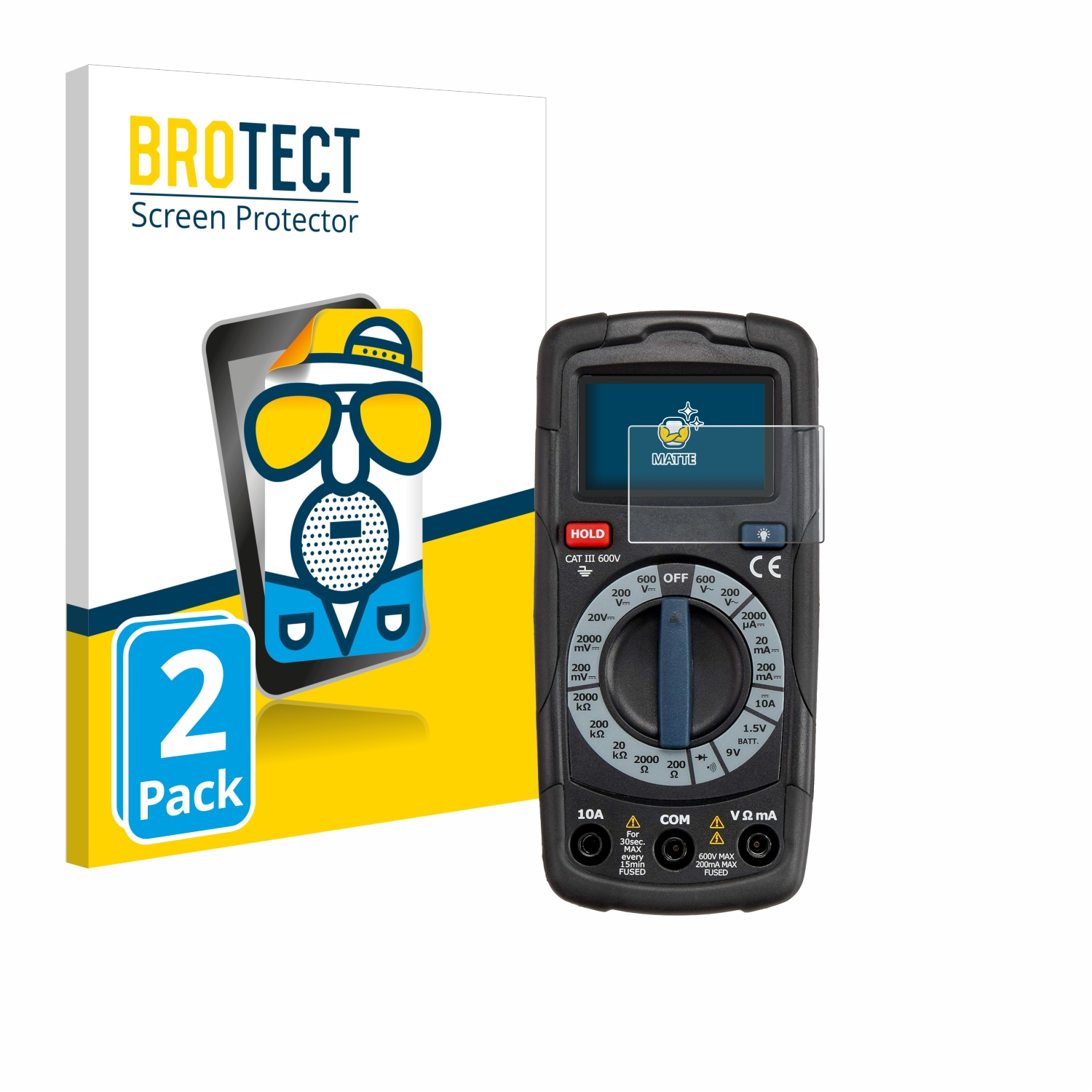 BROTECT 2x AmazonCommercial ‎DT-912) Schutzfolie(für matte