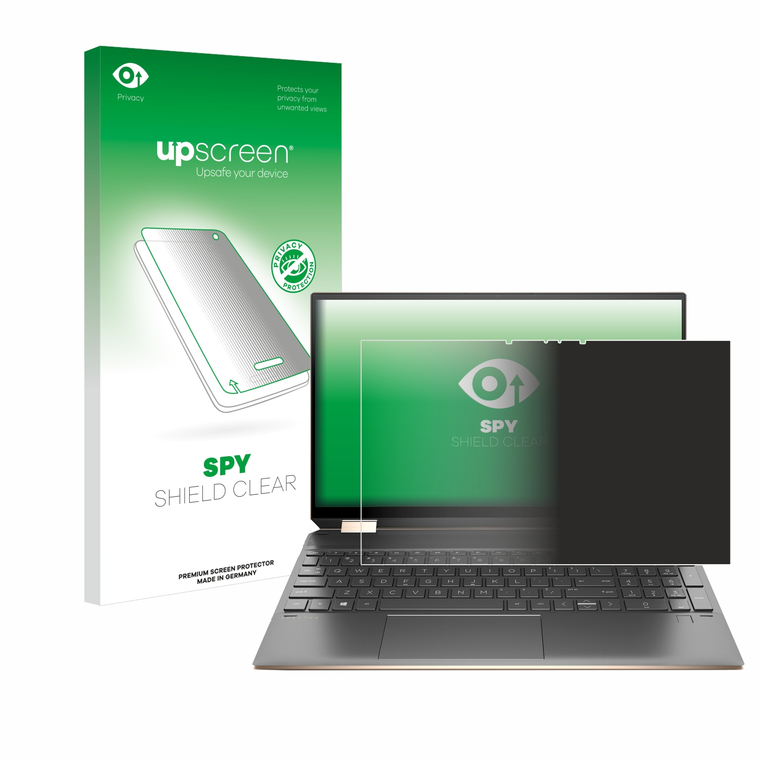 HP UPSCREEN Spectre 15-eb0100ng) Anti-Spy Schutzfolie(für x360