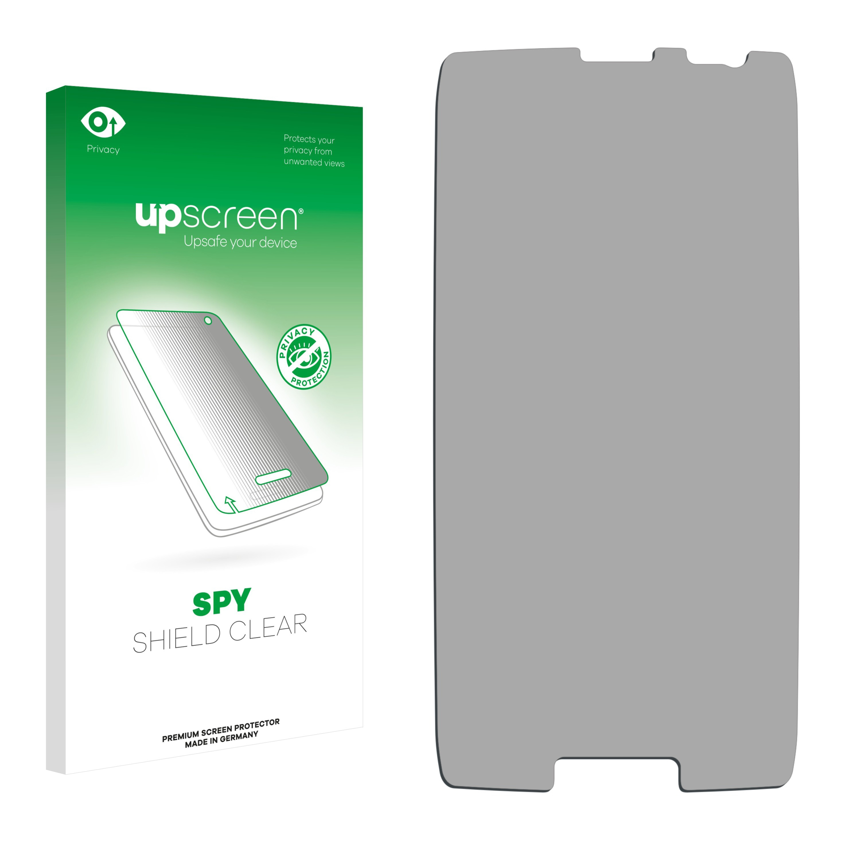 PhonePad S500) Mediacom Schutzfolie(für Duo UPSCREEN Anti-Spy